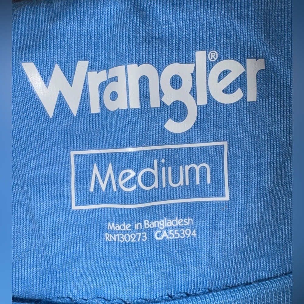 Wrangler Men’s thermal/waffle knit top size M - Picture 5 of 5